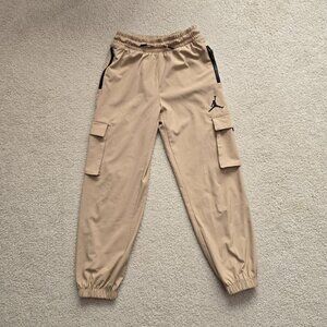 Nike Air Jordan Sweat Pants Cargo Tan Girls Sz: Medium